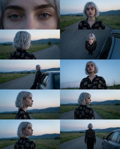 Cinematic Reflections: A Journey on a Country Road