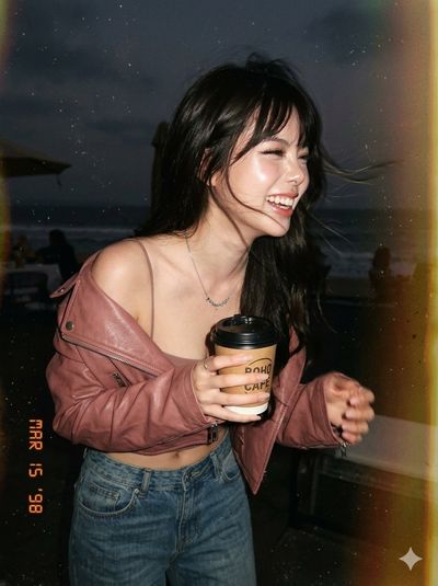 Disposable Flash at the Seaside Cafe
