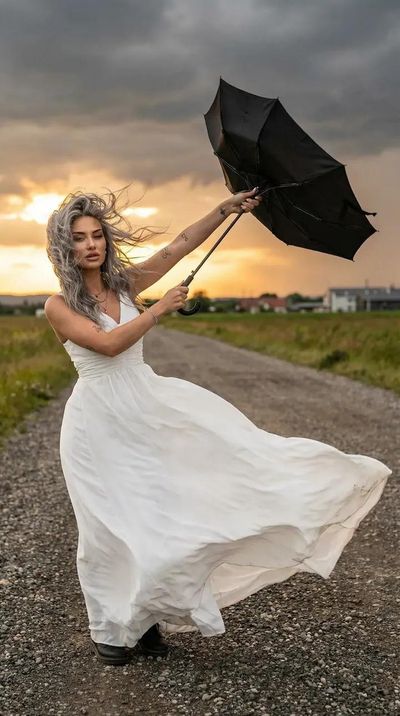Fashion Fury: Dance of Wind and Elegance