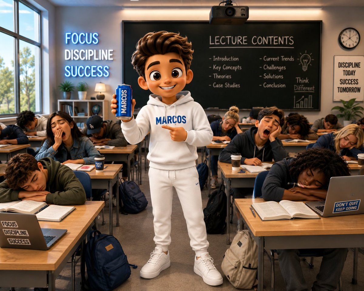 Marcos: The Energizer in a Sea of Sleepy Students