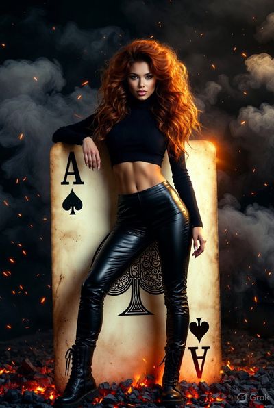 Ace of Confidence: A Bold Femme Fatale