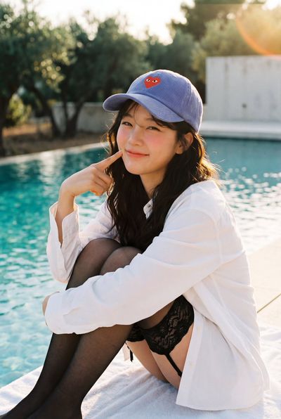Golden Hour Aegyo: K-pop Idol's Playful Elegance