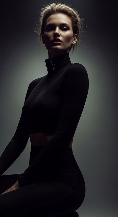 Bold Elegance: Cinematic Fashion Portrait of Power and Confidence