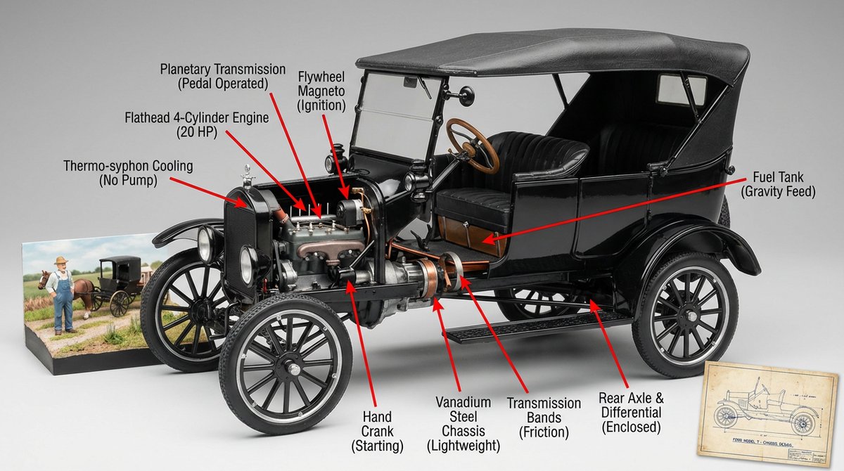 Classic Car Cutaway: A Miniature Engineering Marvel
