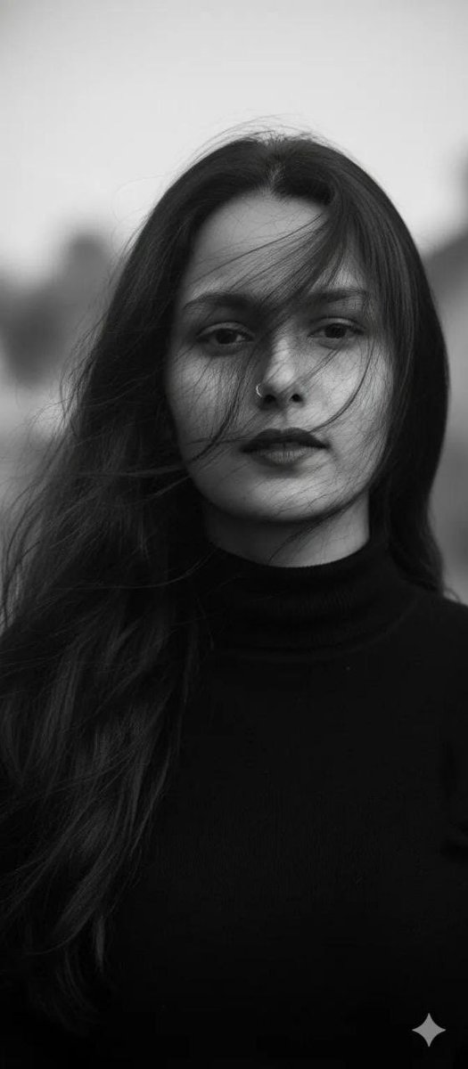 Cinematic Elegance: A Portrait in Monochrome