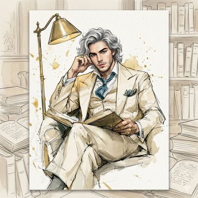 Timeless Sophistication in a Modern Library