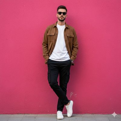 Bold Style Meets Vibrant Backdrops