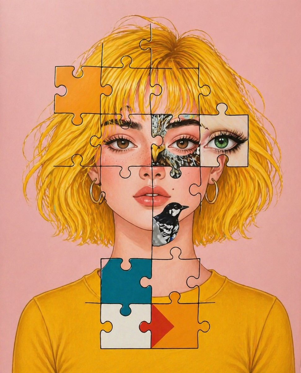 Puzzle of Self: A Bold Identity Fragmented