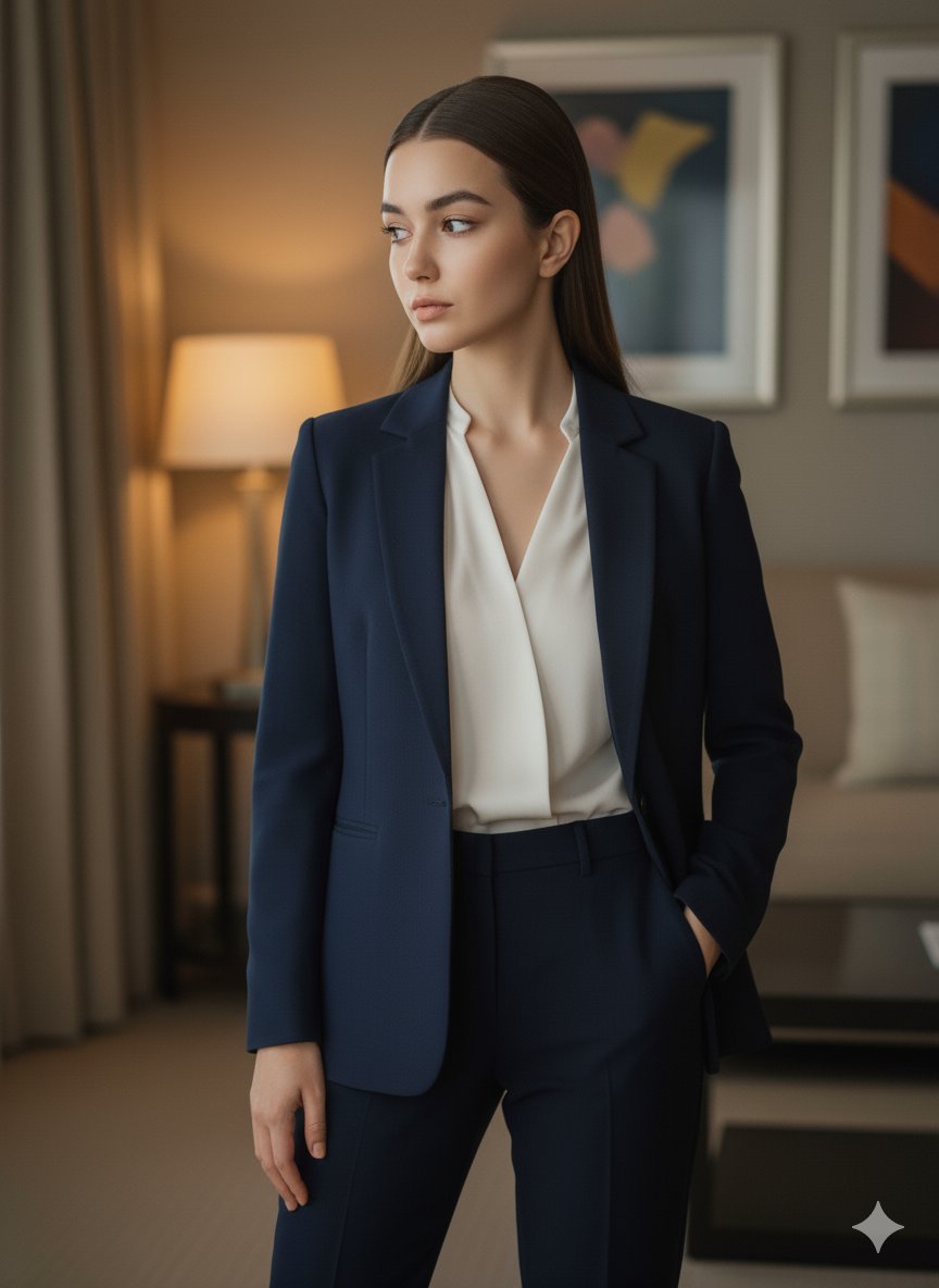 Elegance Redefined: A Portrait of Confidence
