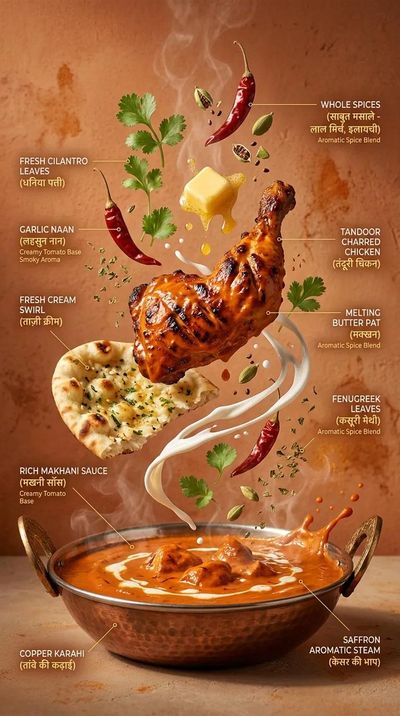 The Art of Indian Butter Chicken: A Cinematic Feast