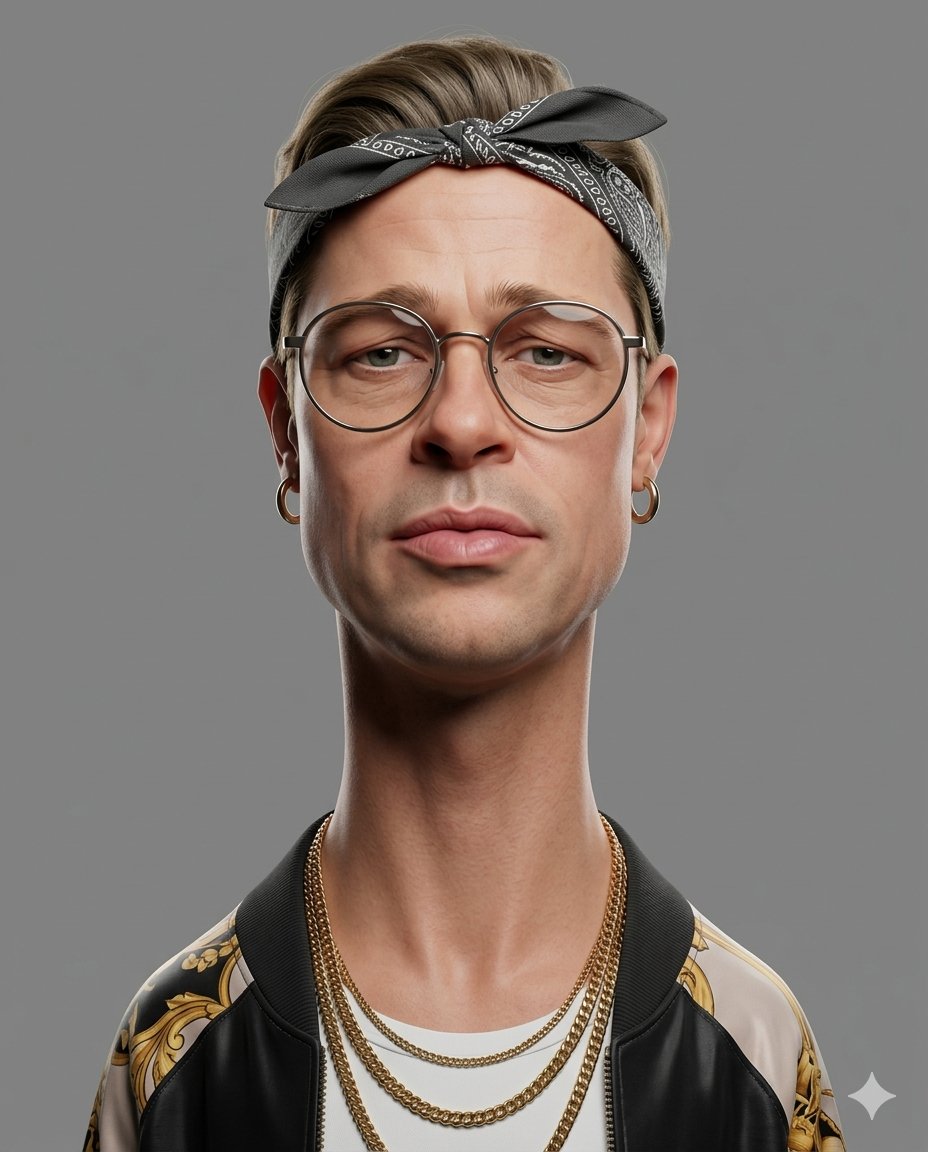 Boldly Reimagined 3D Caricature Portrait