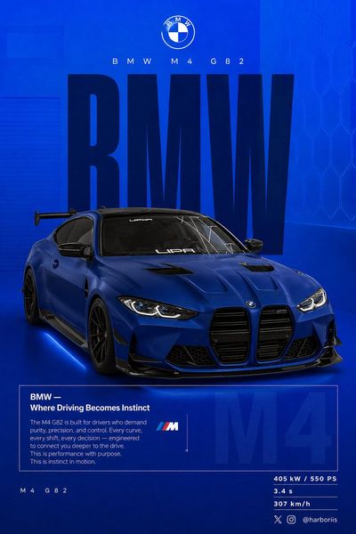 BMW M4 G82: Precision in Motion