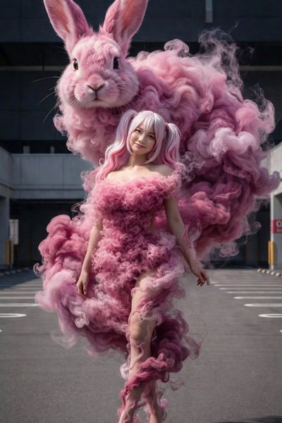 Whispers of Smoke: Fashion Meets Fantasy