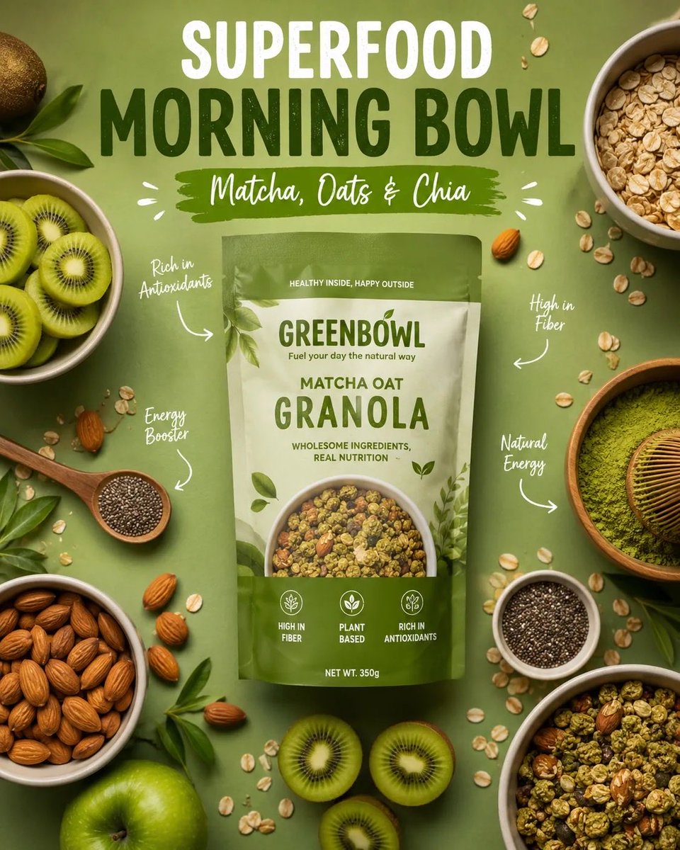 Elevate Your Breakfast with Matcha Oat Granola
