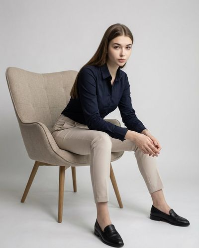 Cinematic Elegance: The Confident Portrait