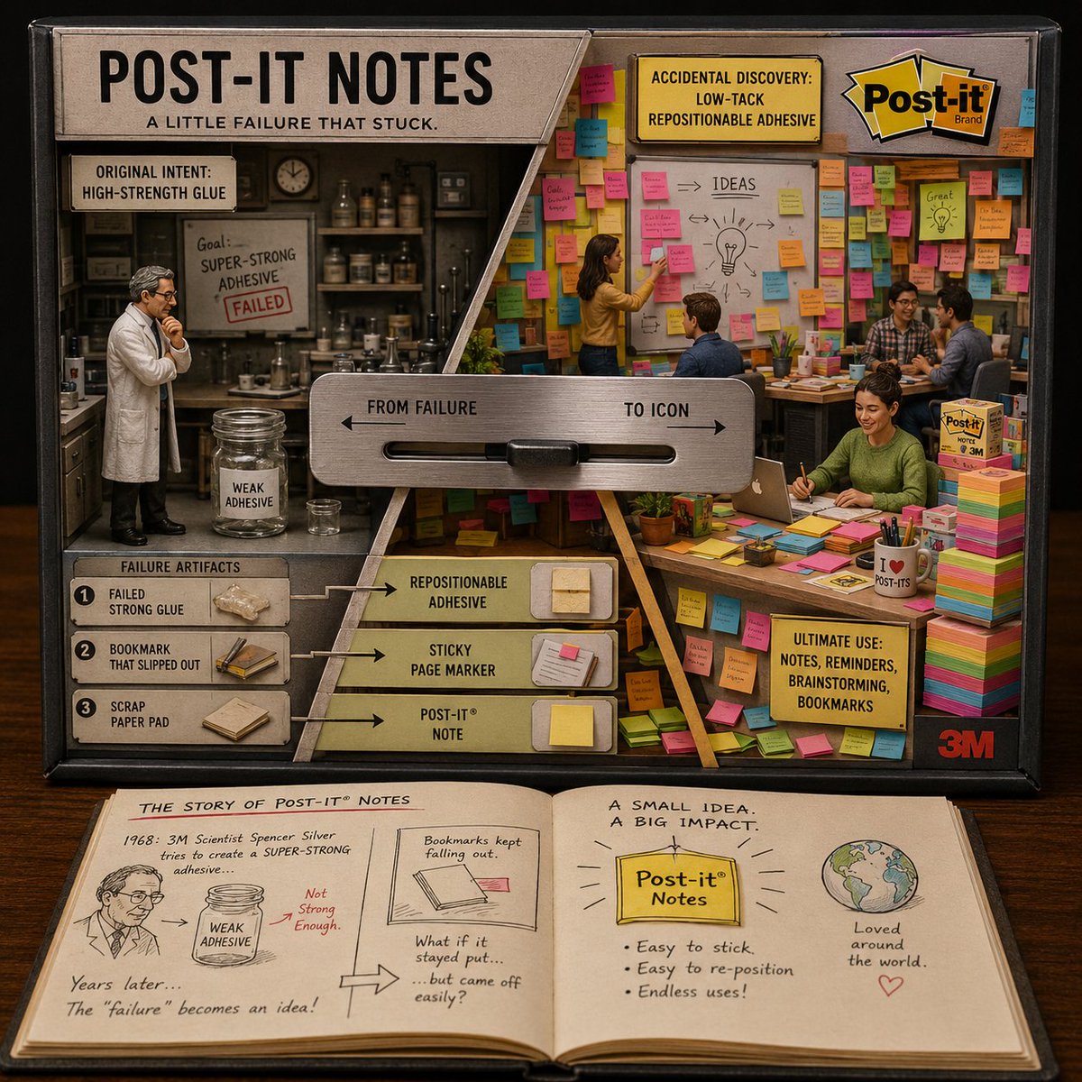 A failed lab experiment transforms into a global pop culture icon