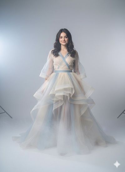 Ethereal Elegance in Misty Couture