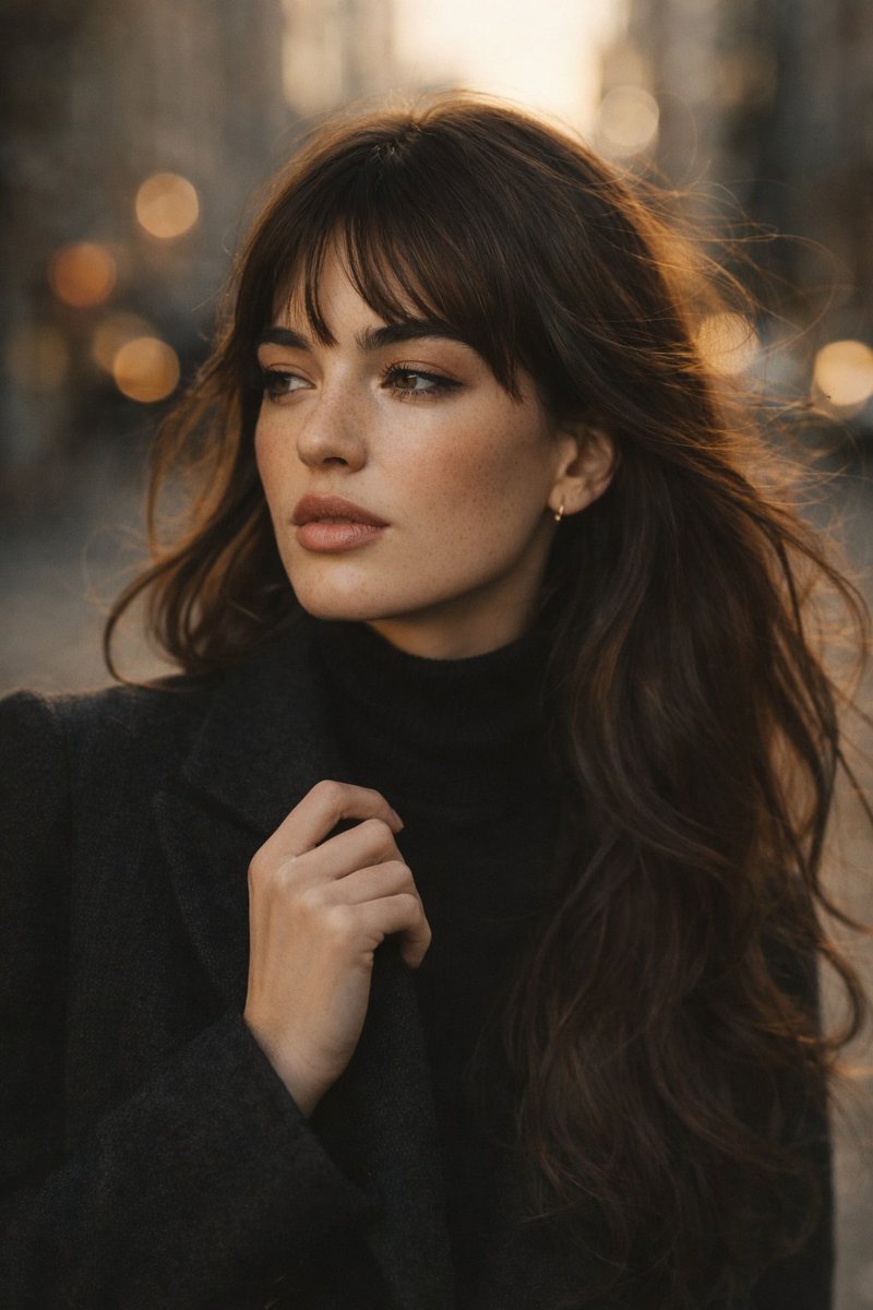 Golden Hour Elegance: A Cinematic Portrait