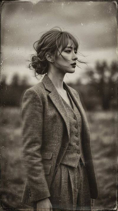 Ethereal Elegance in Vintage Frame