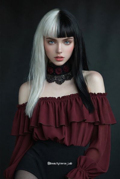 Two Shades of Elegance: Fashion Portraits Unleashed