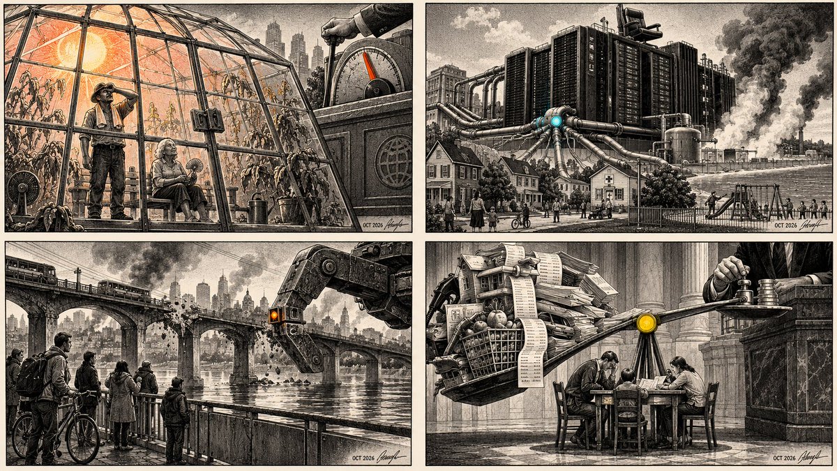 Editorial Ink Grid Exposes Power Imbalance With Four Stark Analogies