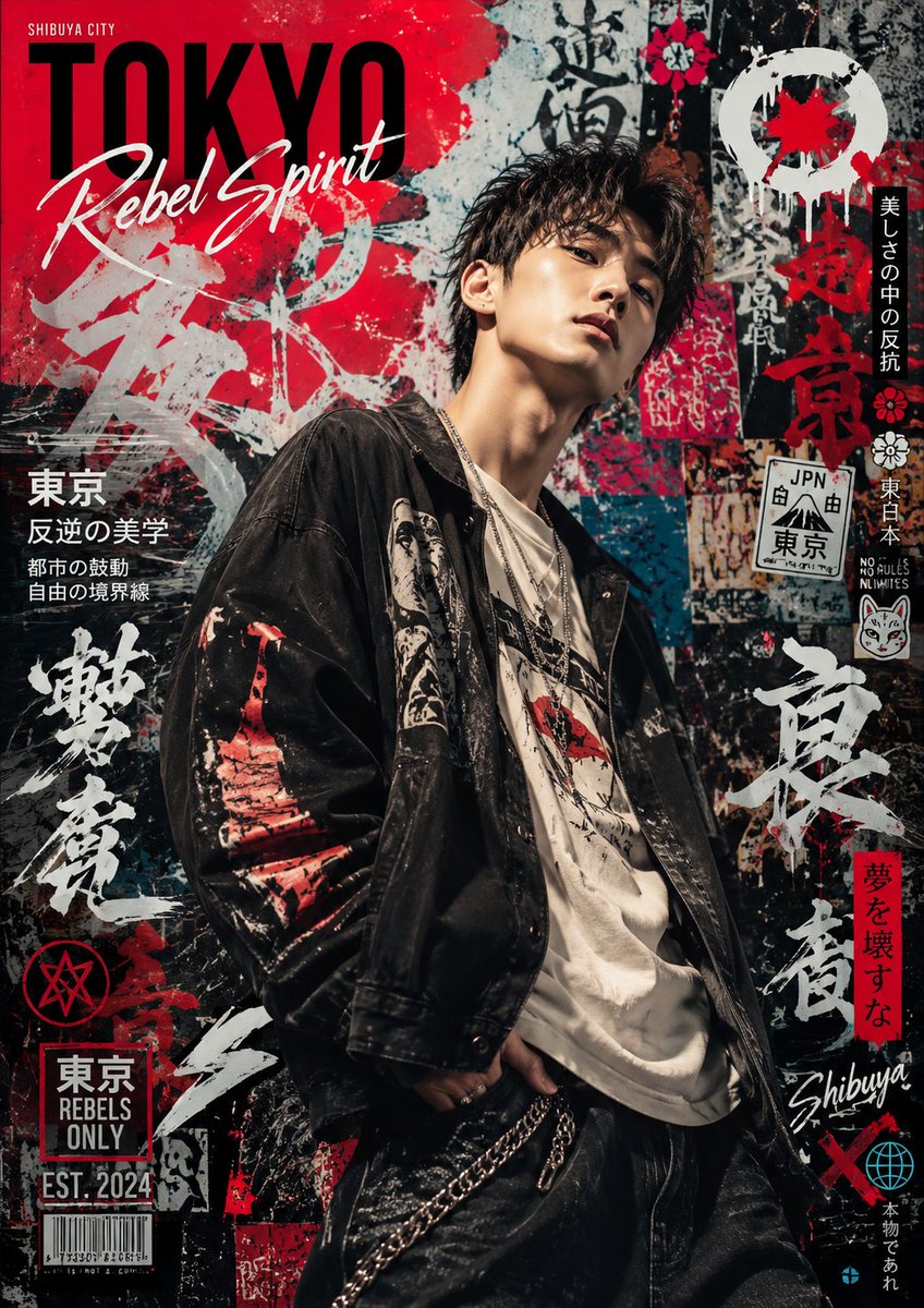 Urban Elegance: A Graffiti-Inspired Fashion Portrait