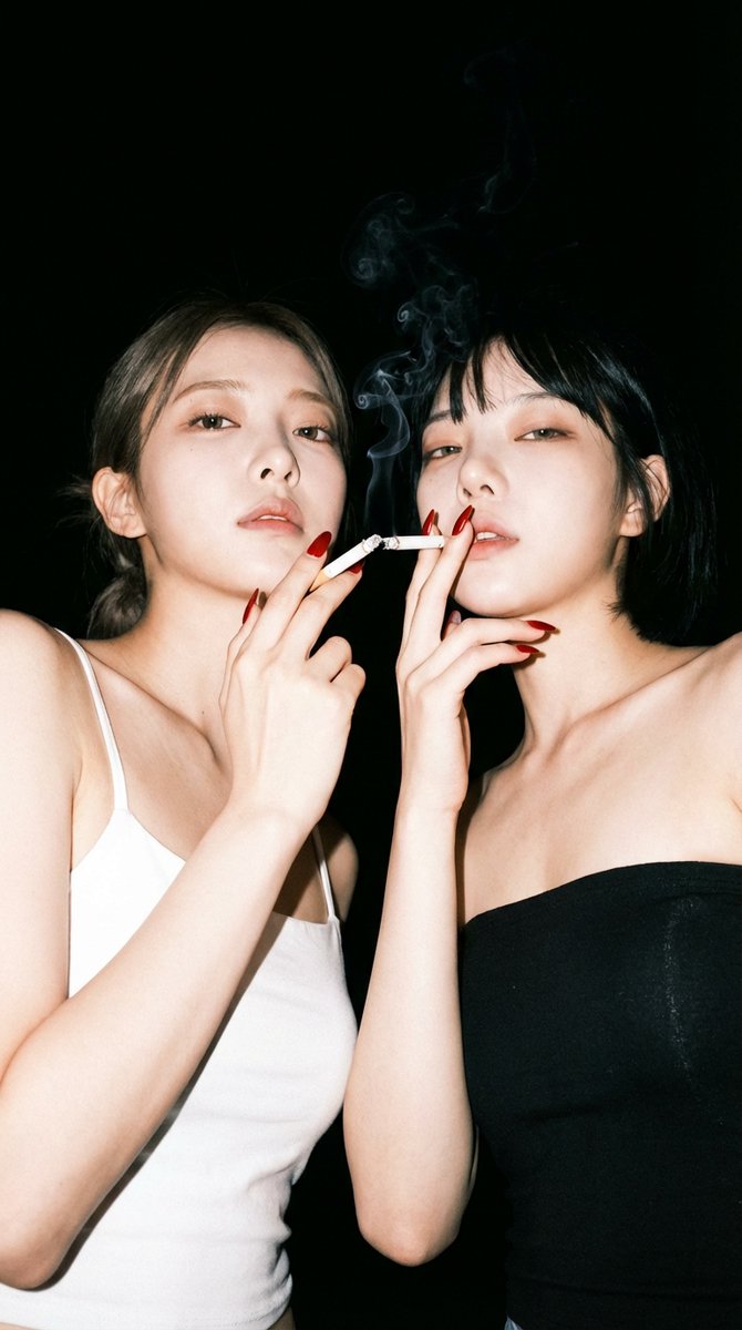 Dual Narratives: Smoke and Contrast
