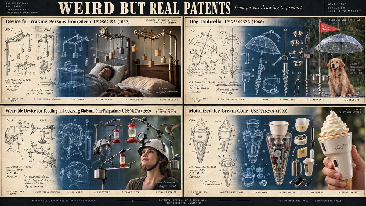 Motorized Ice Cream Cone Evolves from Patent Sketch to Product