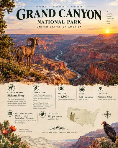 Majestic Wildlife Roams Free in a Premium National Park Poster