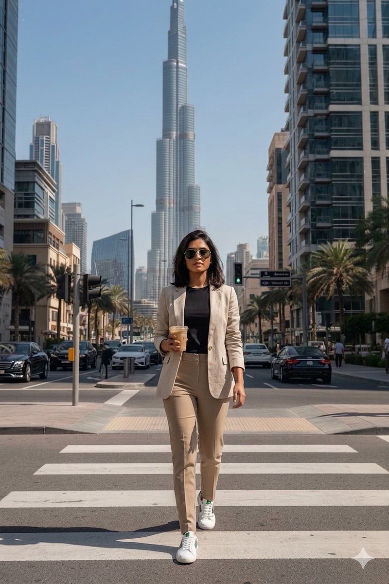 Stylish Stride in the Heart of Dubai