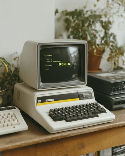 Retro Tech Vibes: A Glimpse of 80s Computing