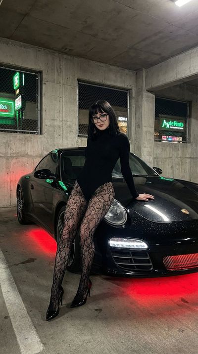 Midnight Elegance: A Confident Encounter