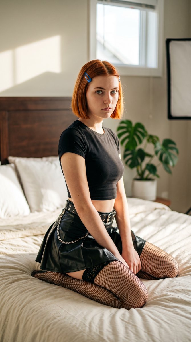 A Stark Gaze in a Lit Room
