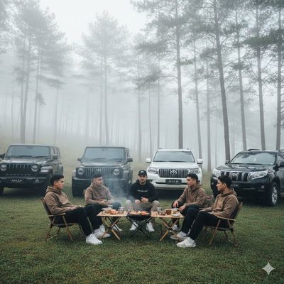 Morning Fog, Premium Vibes: A Cozy Outdoor Gathering