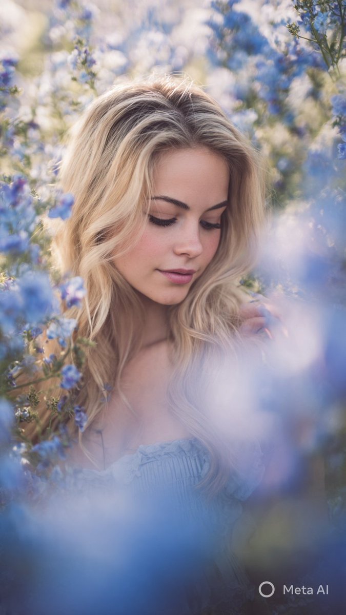Pastel Dreamscape: A Portrait in Bloom