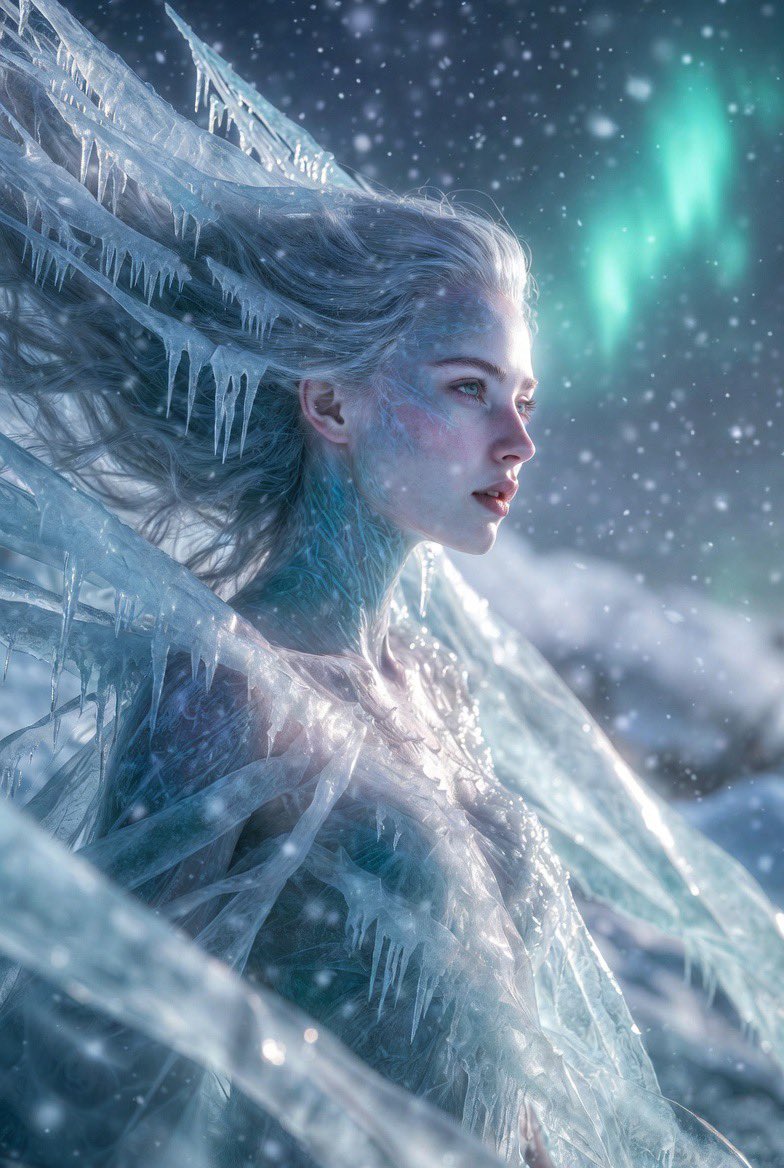 Frozen Elegance: The Winter Frost Spirit