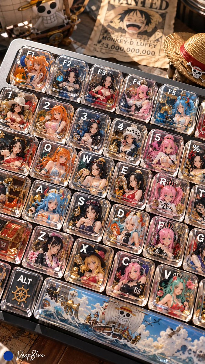 Miniature Diorama Keycaps Turn Mechanical Keyboard into Collectible Art