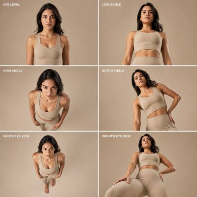 Ultra-Realistic Fashion Editorial Showcasing Diverse Angles