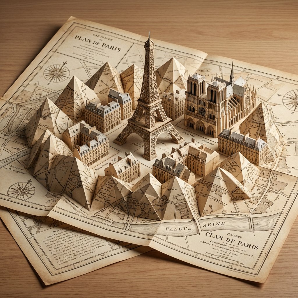 Origami Paris: A Geometric Transformation of the City