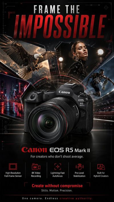 Master Every Moment with the Canon EOS R5 Mark II