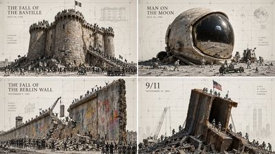 Tiny civilization thrives on monumental object of history