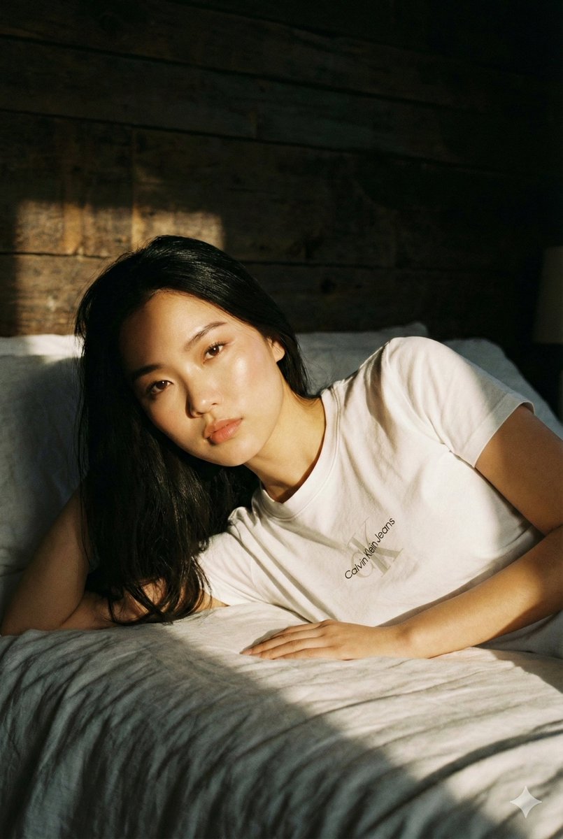 Golden Hour Elegance: A Youthful Gaze