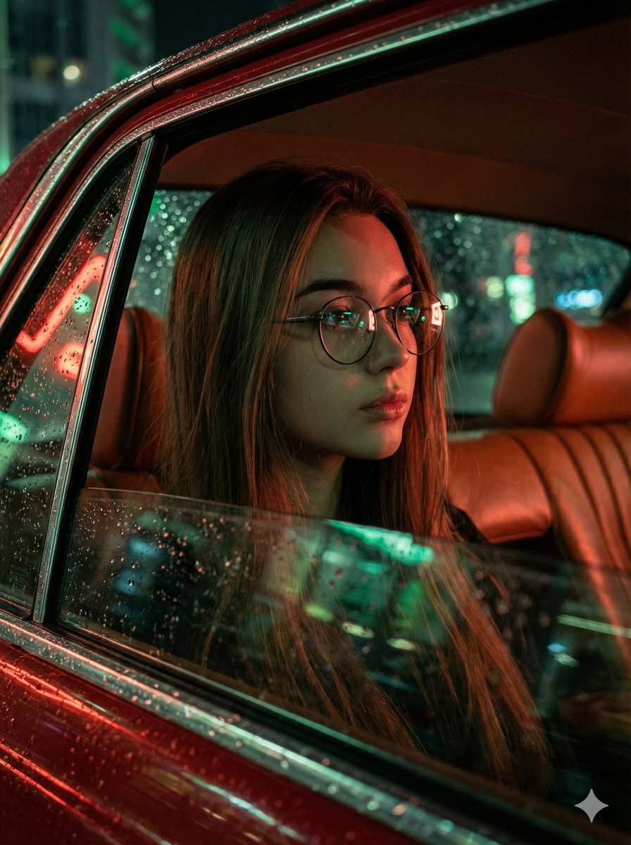 Reflections of Thought in Neon Hues