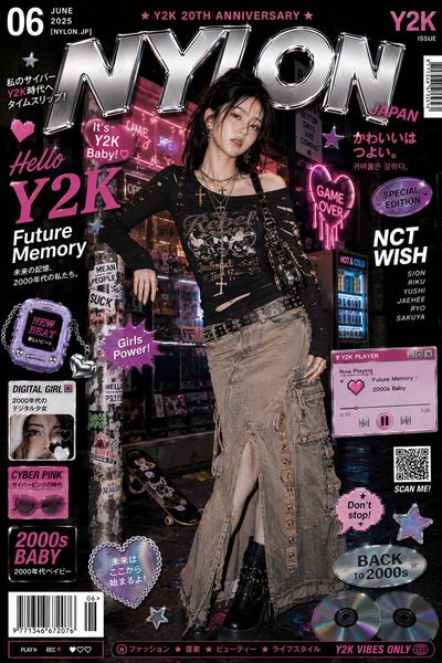 Reimagined Y2K Elegance: A Night in Neon Fashion