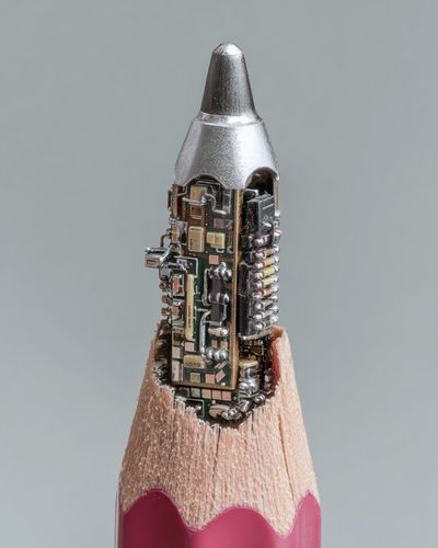 Pencil Meets Microelectronics: A Stunning Fusion