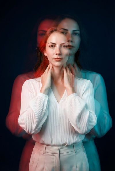 Ethereal Elegance: A Fashion Portrait in Motion