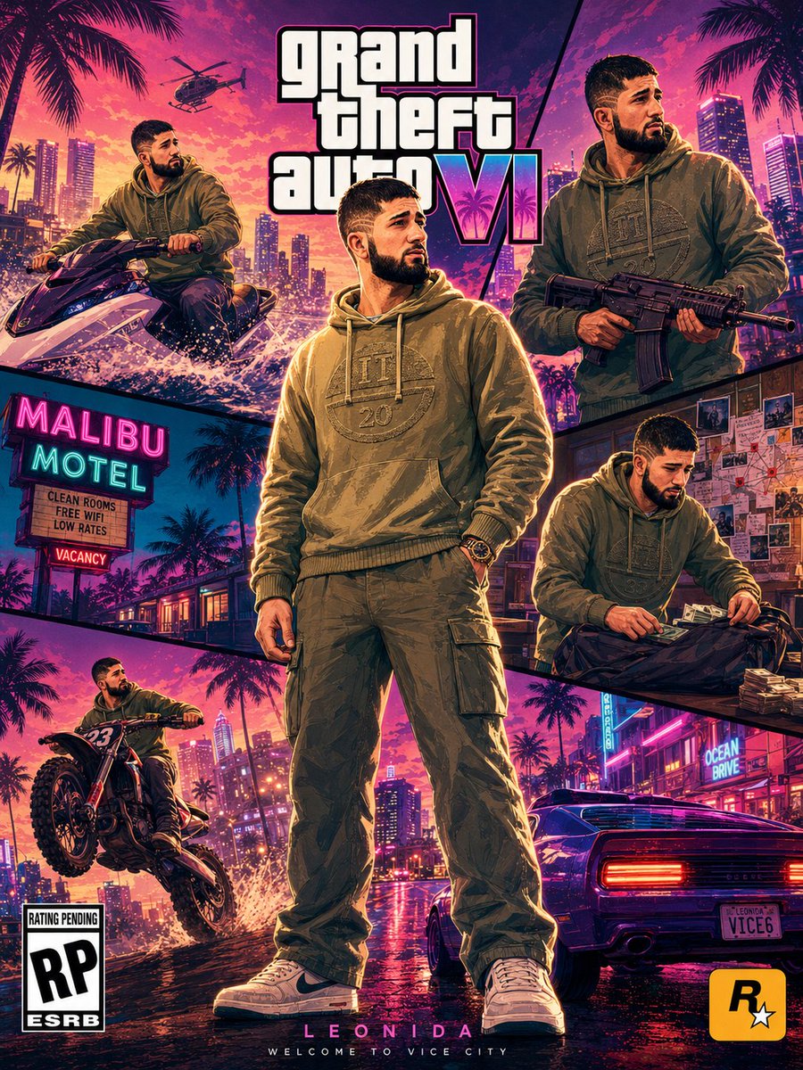 Dynamic GTA VI Character Reveal Poster