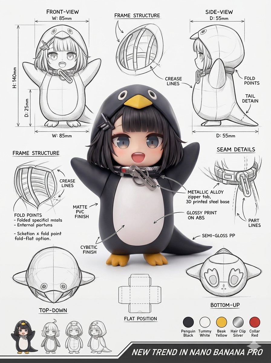 Gemini Nano Banana Packaging: Technical 3D Design & Detailed Schematics