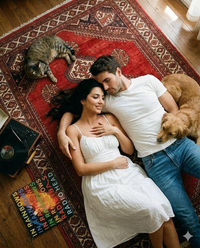 Cozy Intimacy: A Vintage Living Room Moment