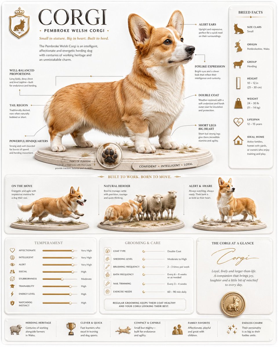 3D Corgi Anatomy and Action Map